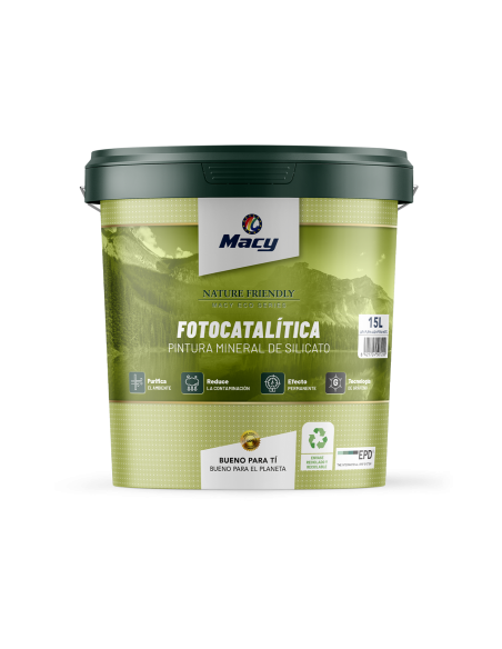 Fotocatalítica Pintura Mineral de Silicato