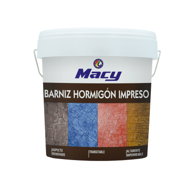 Barniz Hormigón Impreso al Agua