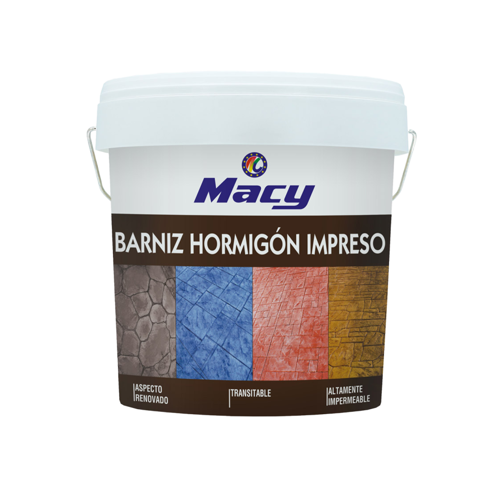 Barniz Hormigón Impreso al Agua