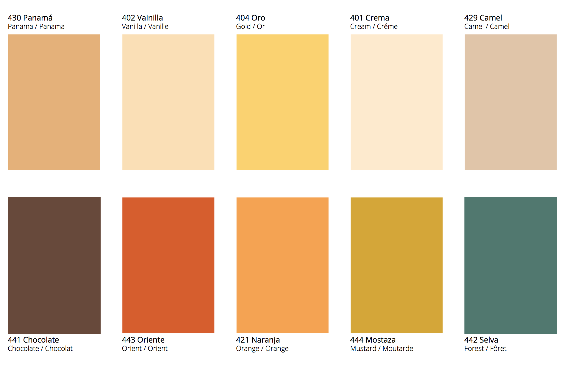 COLORES OTOÑALES EN TENDENCIA